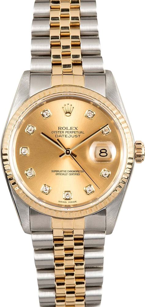 Rolex datejust diamond dial 36mm